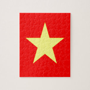 vietnam flagga pussel