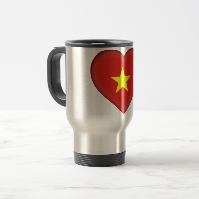 Vietnam flagga resemugg (Framsida vänster)