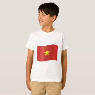Vietnam flagga t-shirt