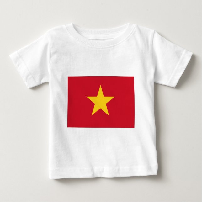 vietnam flagga t-shirt (Framsida)