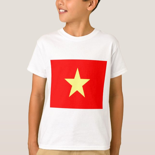 vietnam flagga tee shirt (Framsida)