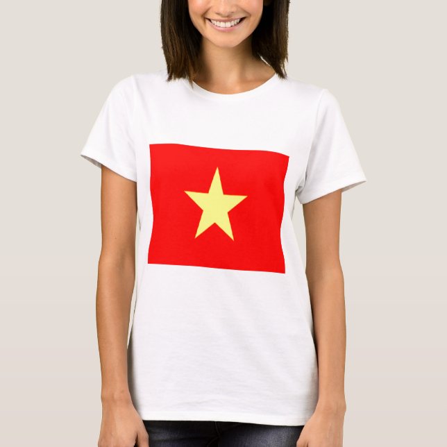 vietnam flagga tee shirt (Framsida)