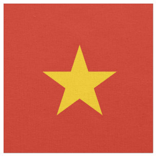 Vietnam flagga tyg