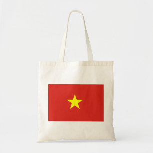 Vietnam flagga tygkasse