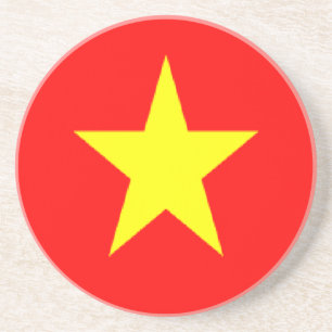 vietnam flagga underlägg sandsten