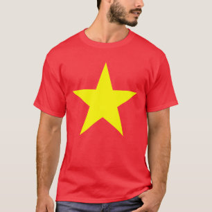 Vietnam flaggastjärna t shirt