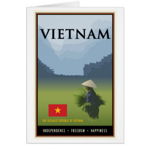 Vietnam Hälsningskort