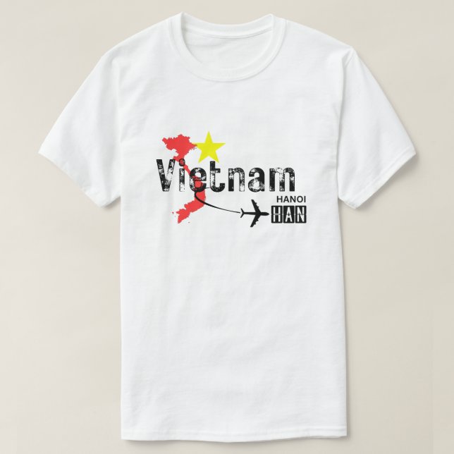 Vietnam Han Airport Code T Shirt (Design framsida)