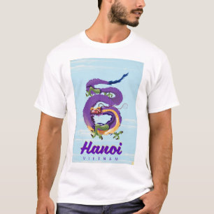 Vietnam Hanoi vintage drakresor affisch Tröja