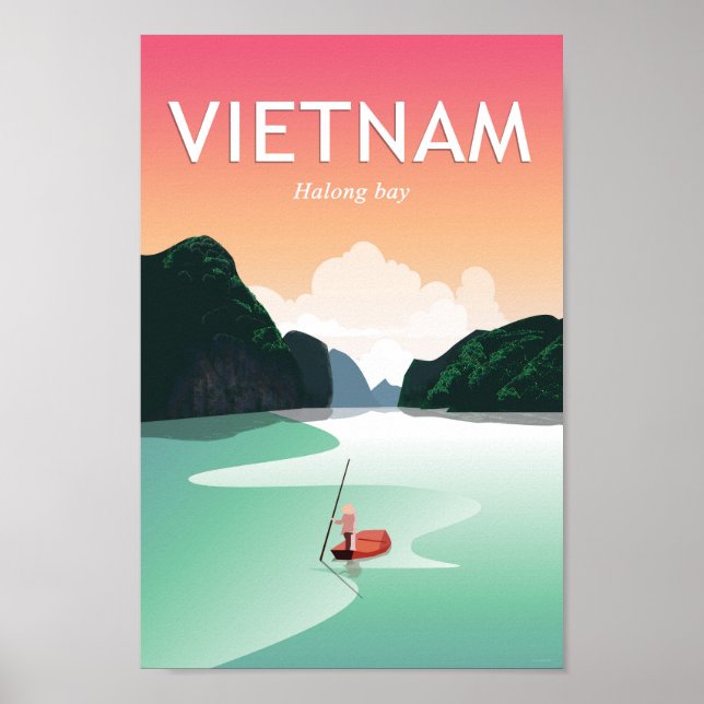 Vietnam har poster långbänk (Framsidan)
