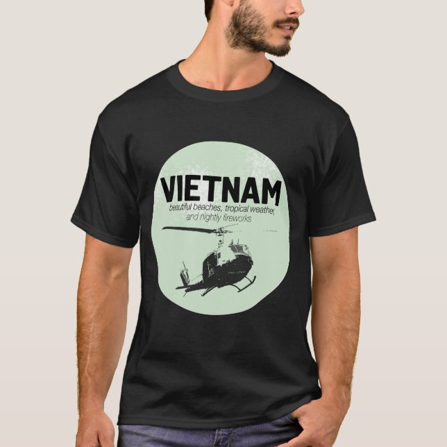 Vietnam - härliga stränder, tropiskt väder. t-shirt (Framsida)