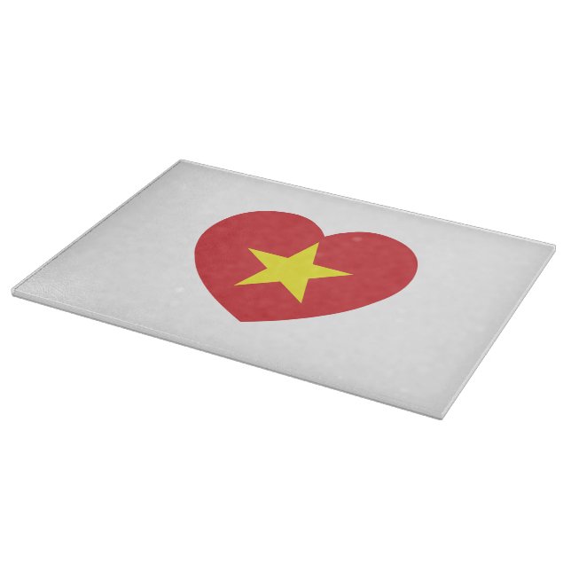 Vietnam Heart Flagga (Hörn)