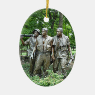 Vietnam hjälteprydnad julgransprydnad keramik