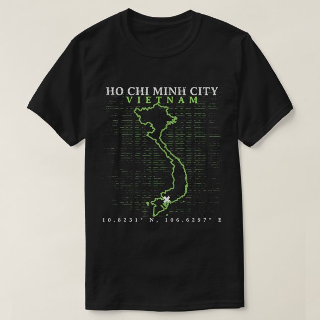 Vietnam Ho Chi Minh T Shirt (Design framsida)
