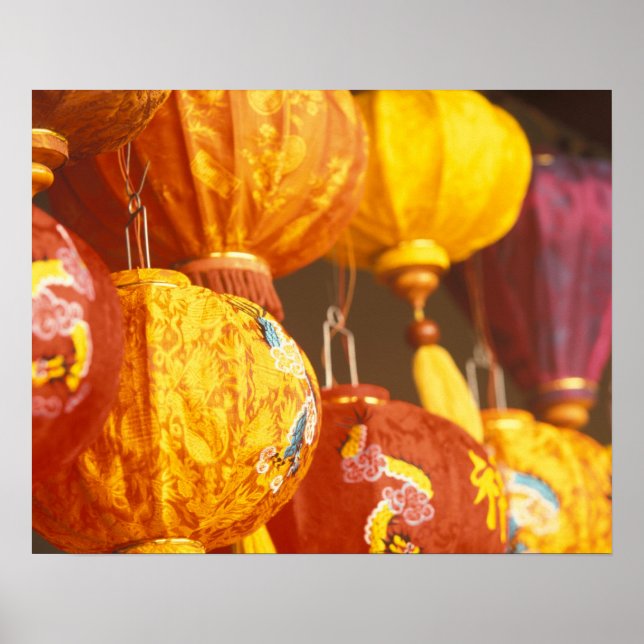 Vietnam, Hoi An Large Lternor, souvenirer Poster (Framsidan)