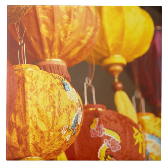 Vietnam, Hoi An Stora lyktor, souvenirer Kakelplatta (Framsidan)
