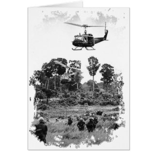 Vietnam Huey Landing Hälsningskort