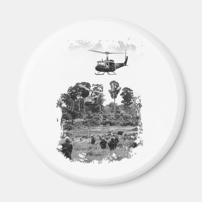 Vietnam Huey Landing Magnet (Framsidan)