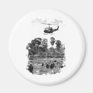 Vietnam Huey landning Magnet