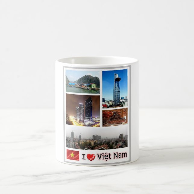 Vietnam - I Kärlek - Kaffemugg (Center)