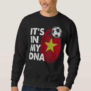 Vietnam i mitt DNA Vietnam-Flagga Vietnam 1 Lång Ärmad Tröja