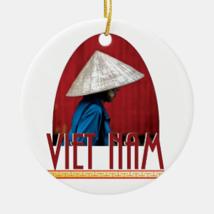 VIETNAM JULGRANSPRYDNAD KERAMIK