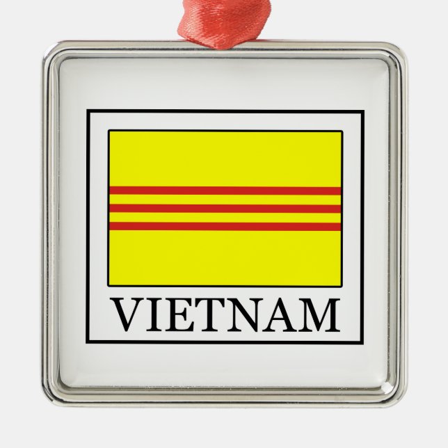 Vietnam Julgransprydnad Metall (Framsidan)