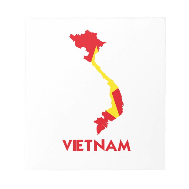 VIETNAM KARTA ANTECKNINGSBLOCK (Framsida)