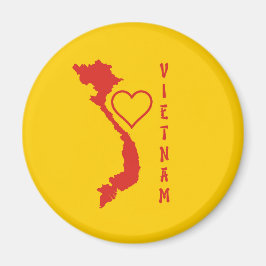 Vietnam Karta Magnet