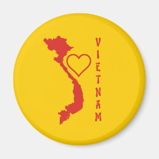 Vietnam Karta Magnet