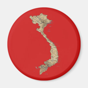 Vietnam kartamagnet magnet