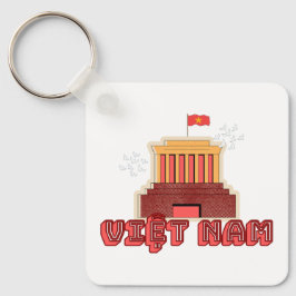 VIETNAM Keychain - Ho Chi Minh Mausoleum Nyckelring