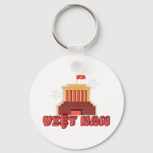 VIETNAM Keychain - Ho Chi Minh Mausoleum Nyckelring