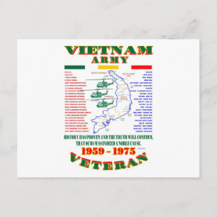 VIETNAM KRIG. AMERICAN ARMY VETERAN VYKORT