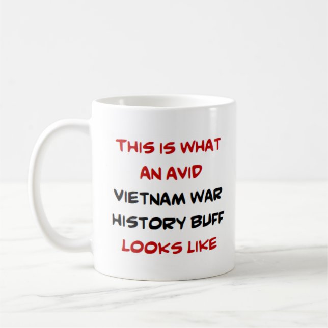 vietnam krig historisk buff, levande kaffemugg (Vänster)
