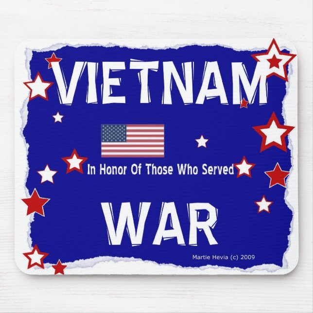 Vietnam Krig - i Honor - Mousepad Musmatta (Framsidan)