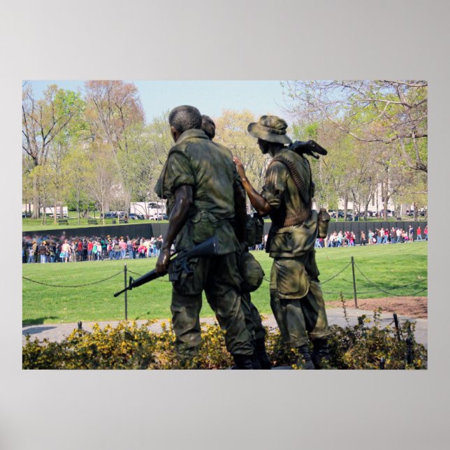 Vietnam Krig Memorial D.C. Poster (Framsidan)