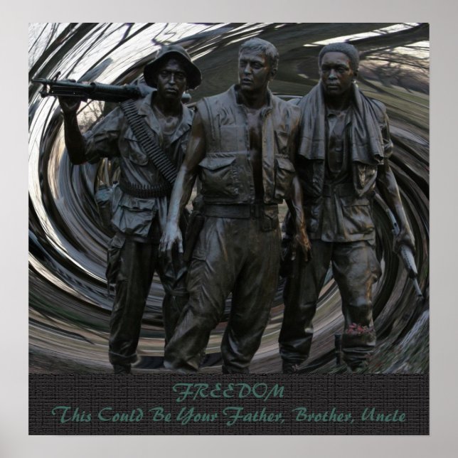 Vietnam Krig Memorial Poster (Framsidan)