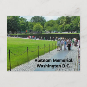 Vietnam Krig Memorial Vykort