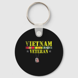Vietnam Krig Veteran Dogtag Memorial Patriotic Nyckelring