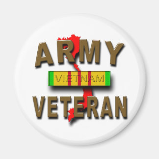 Vietnam Krig Veteran Service Ribbon, ARMY Magnet