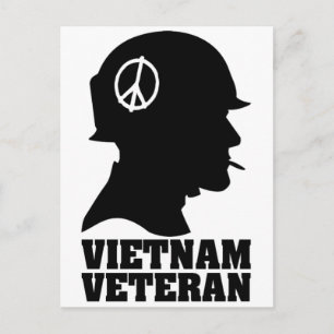 Vietnam Krig Veteran Vykort