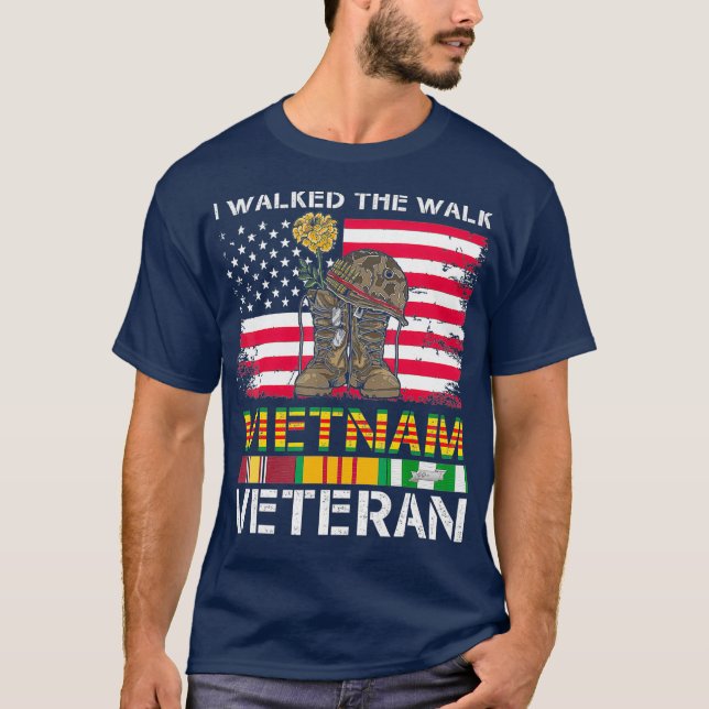 Vietnam Krig Vietnam Veteran Gift Us Veterans T Shirt (Framsida)