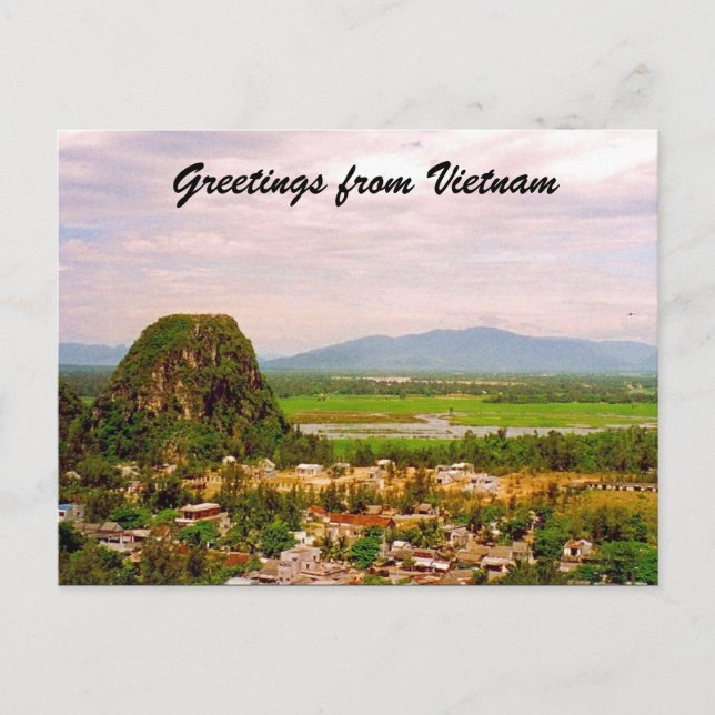 Vietnam landsbygrottningar vykort (Framsida)