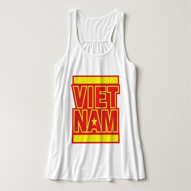 VIETNAM LINNE MED RACERBACK  (Design framsida)