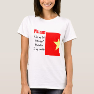Vietnam lojalitet mot mina land t-shirts