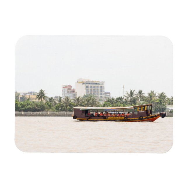 Vietnam, Mekong River Magnet (Horisontell)