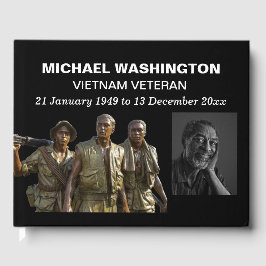 Vietnam Memorial-status med Photo Guest Bok
