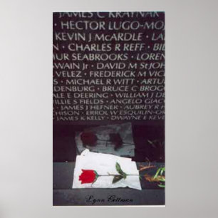 Vietnam minnesmärke poster