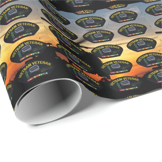 vietnam nam krig veterans-ventiler presentpapper (Rullad Hörn)